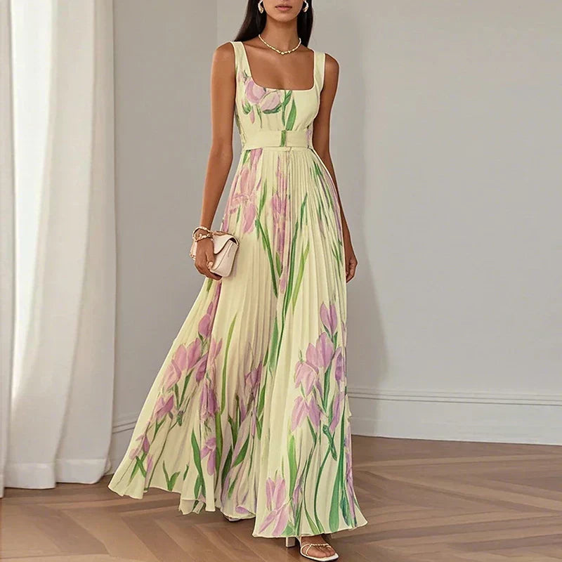 Oriah | Florales A-Linien-Maxikleid