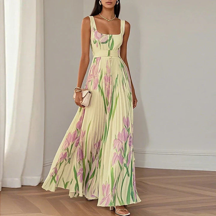 Oriah | Florales A-Linien-Maxikleid