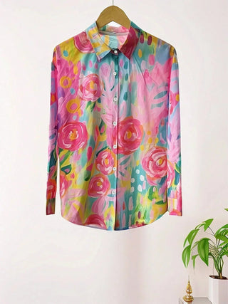 Ashtrid | Bunte Musterbluse