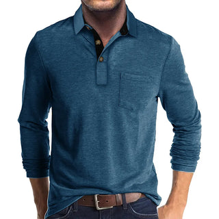 Nael Berlin | Herren Langarmshirt in Unifarbe