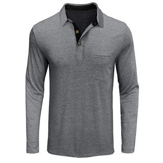 Nael Berlin | Herren Langarmshirt in Unifarbe