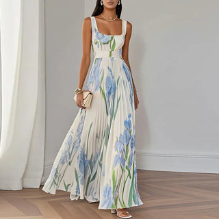 Oriah | Florales A-Linien-Maxikleid
