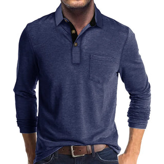 Nael Berlin | Herren Langarmshirt in Unifarbe