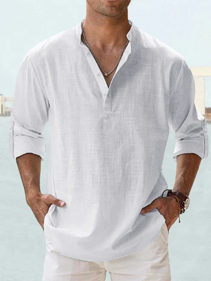 Nael Berlin | Atmungsaktives Leinenhemd für Herren