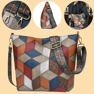 Solara | Handtasche aus Mosaikstücken