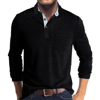 Nael Berlin | Herren Langarmshirt in Unifarbe
