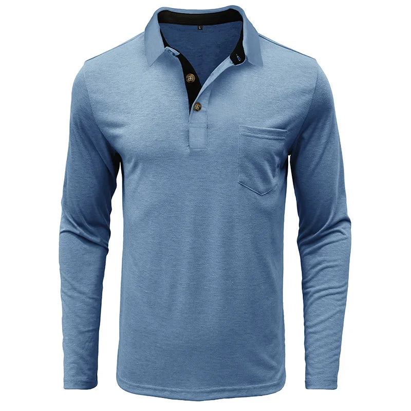 Nael Berlin | Herren Langarmshirt in Unifarbe