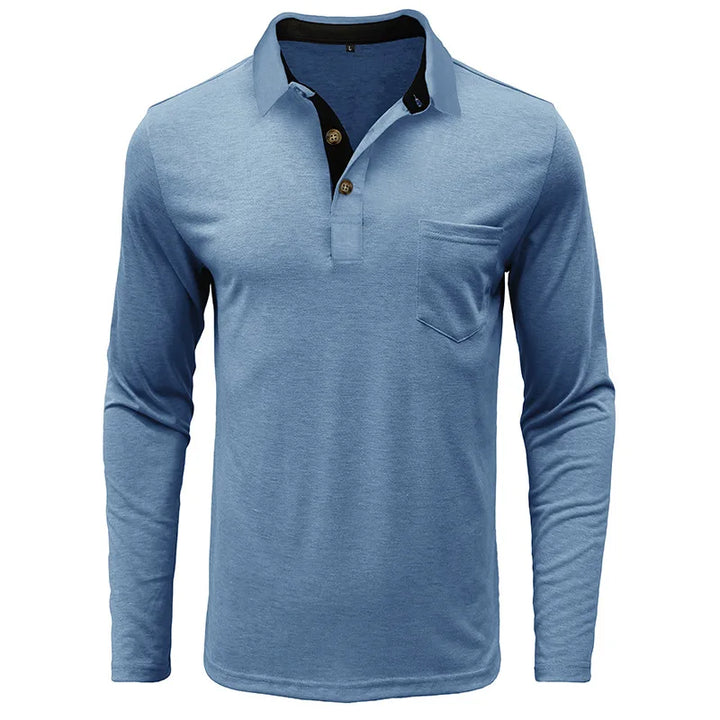 Nael Berlin | Herren Langarmshirt in Unifarbe