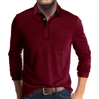 Nael Berlin | Herren Langarmshirt in Unifarbe