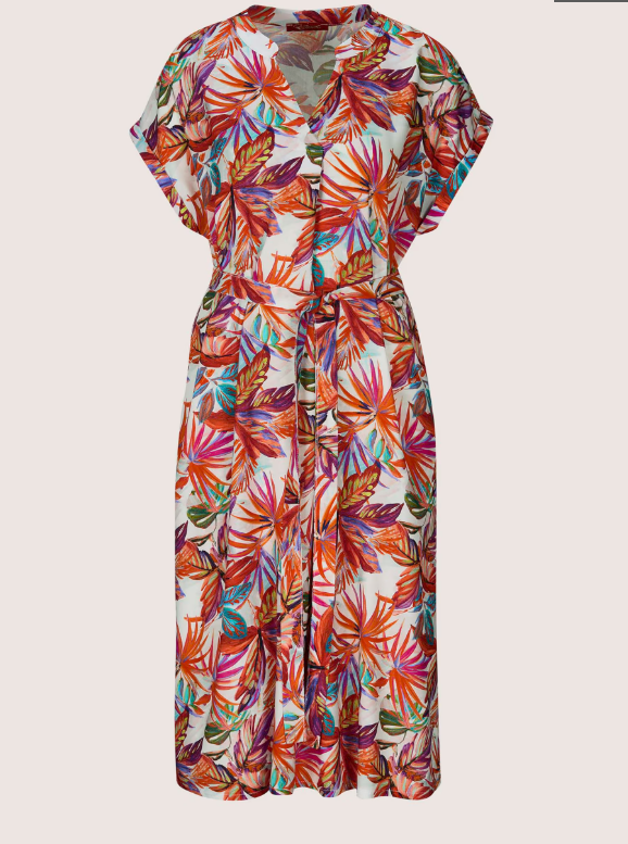 Madeleine | Sommerkleid mit Palmenprint