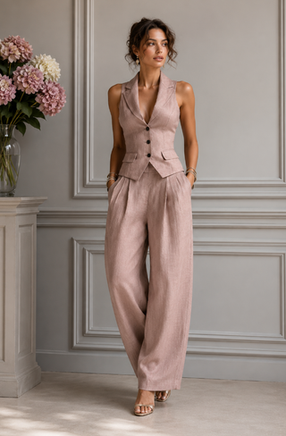 Stella | Zweiteiliges Sommer-Set mit V-Ausschnitt