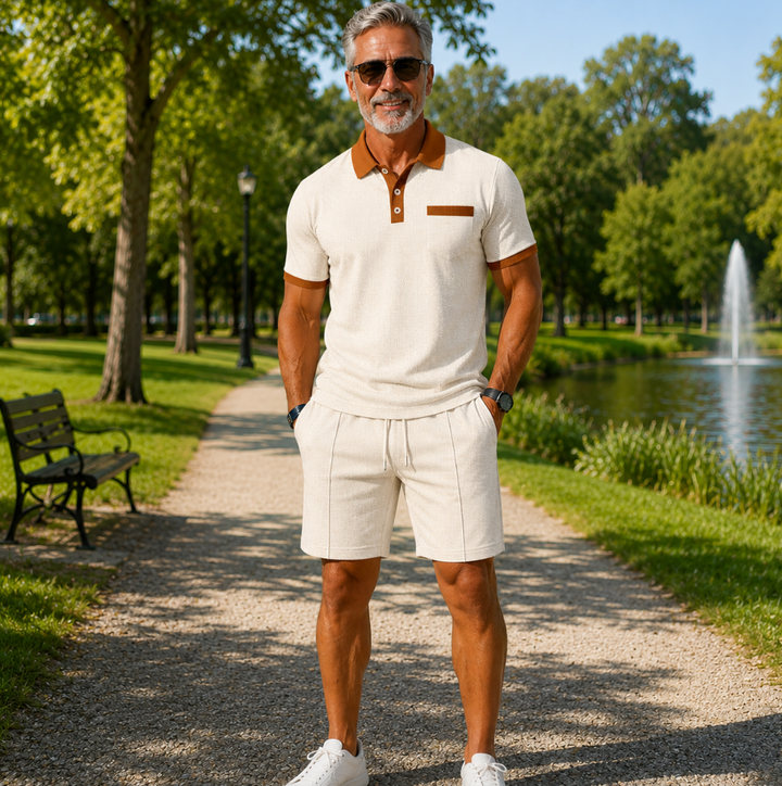 Eloy | Klassisches Polo-Set für Herren