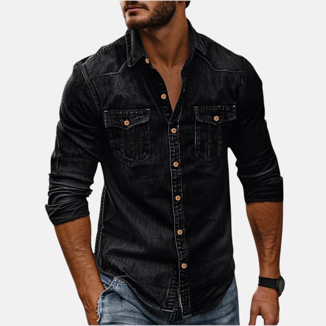 Nael Berlin | Vielseitiges und Trendiges Herren-Denimhemd