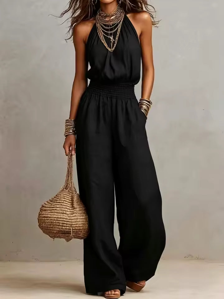 NAEL BERLIN | Eleganter Jumpsuit mit Halter Valeria