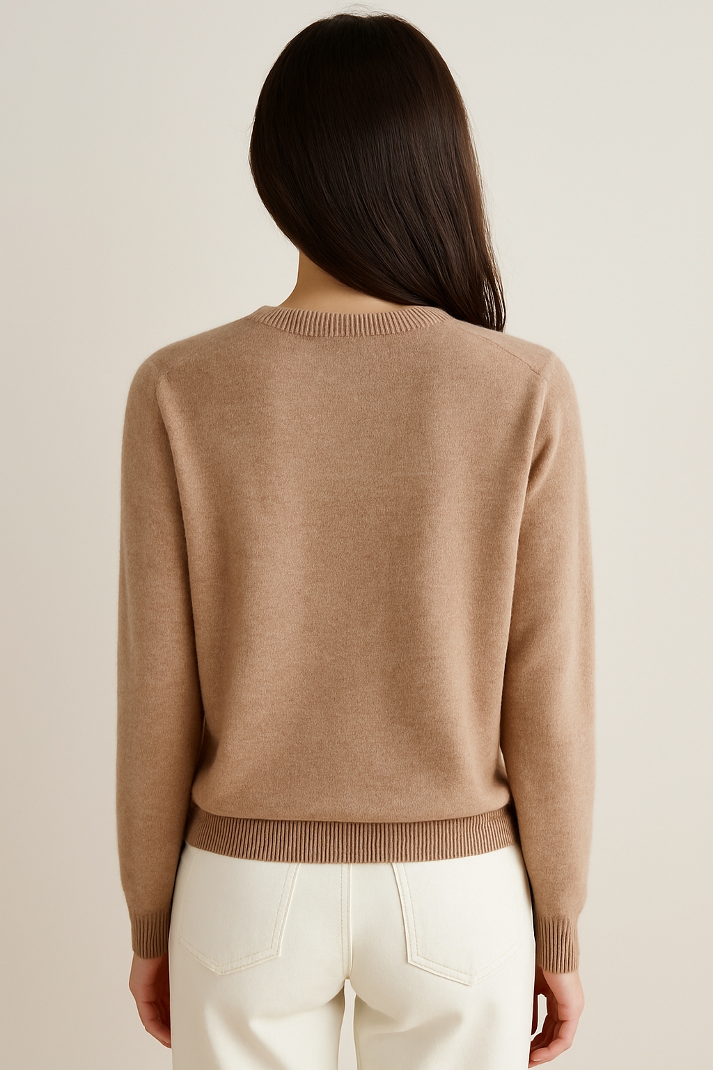 Weiche Knopf-Strickjacke