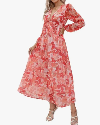 Celine | Feminines Kleid mit Blumenmuster