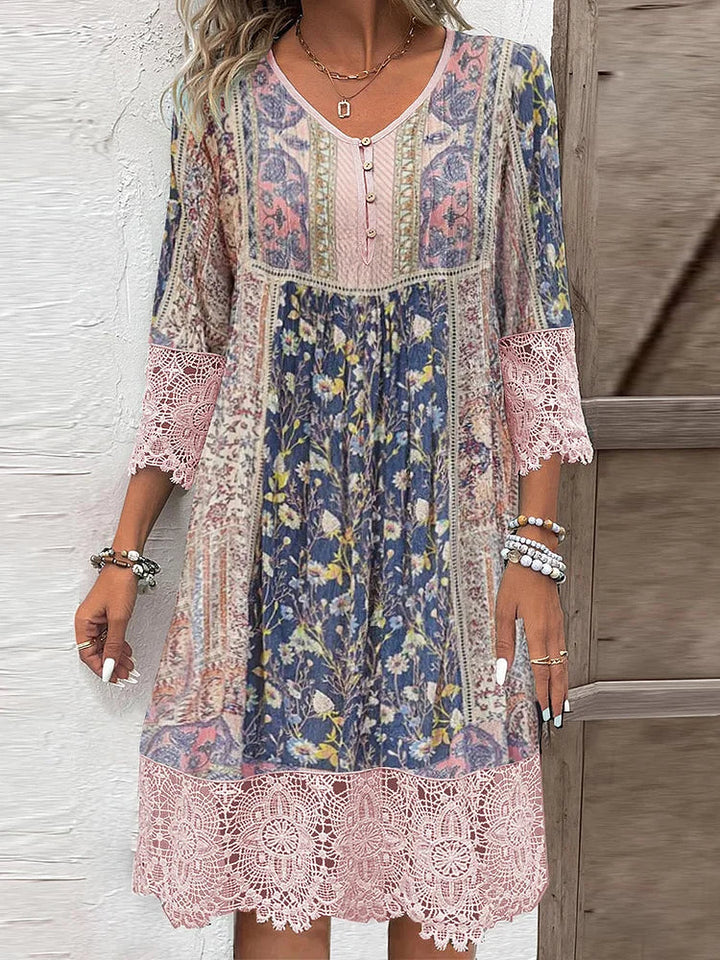 Timeless – Midikleid mit Spitze für Cocktailanlässe