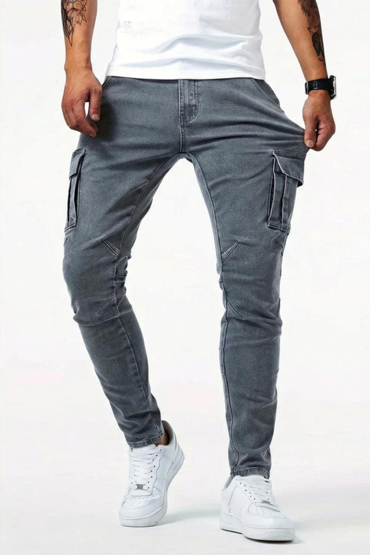 Nael Berlin | Cargo Jeans für Herren  (1 kaufen, 1 GRATIS dazu)