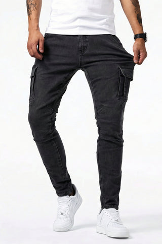 Nael Berlin | Cargo Jeans für Herren  (1 kaufen, 1 GRATIS dazu)