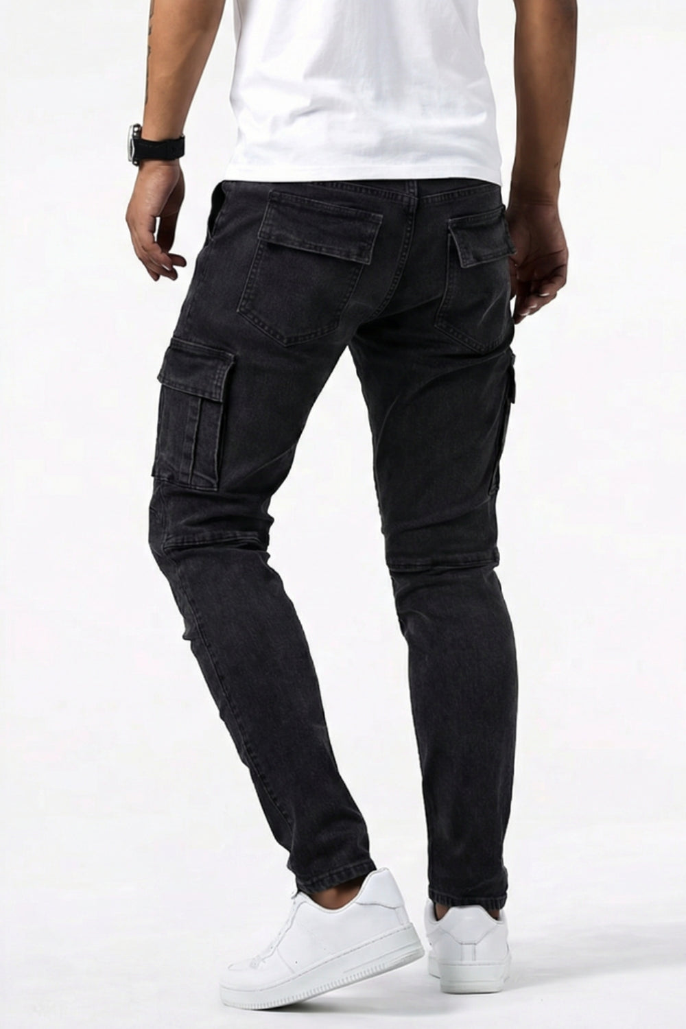 Nael Berlin | Cargo Jeans für Herren  (1 kaufen, 1 GRATIS dazu)