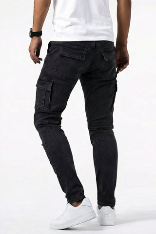 Nael Berlin | Cargo Jeans für Herren  (1 kaufen, 1 GRATIS dazu)