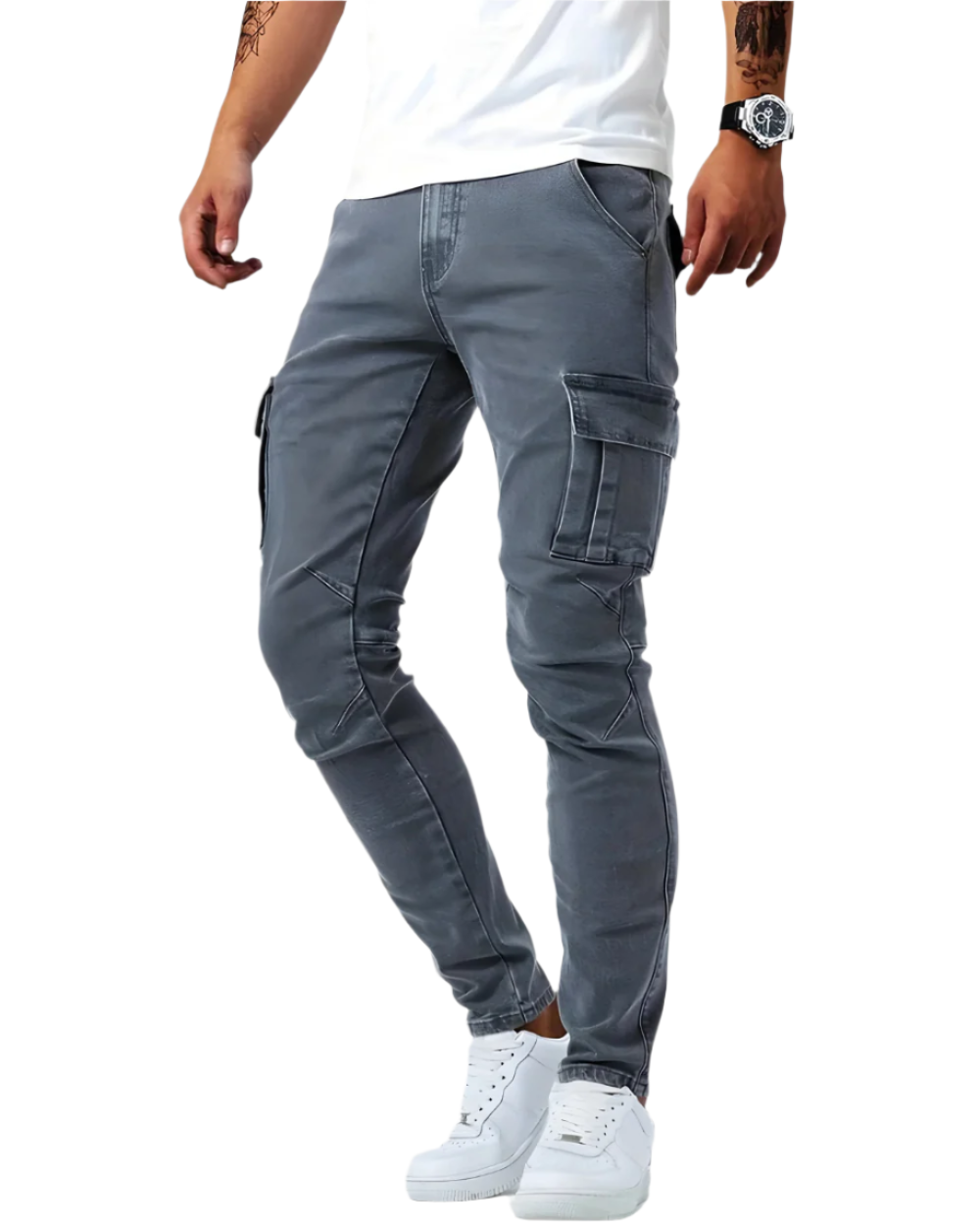 Ian – Maßgeschneiderte Stretch-Cargohose
