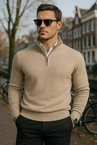 Nael Berlin | The Windsor Half-Zip Herrenpullover