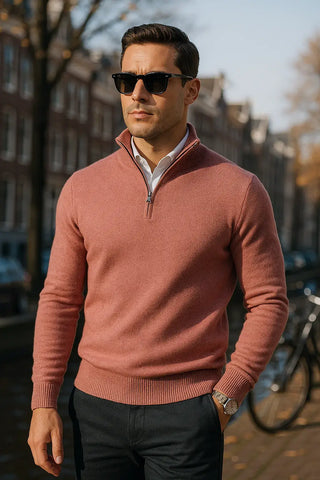 Nael Berlin | The Windsor Half-Zip Herrenpullover