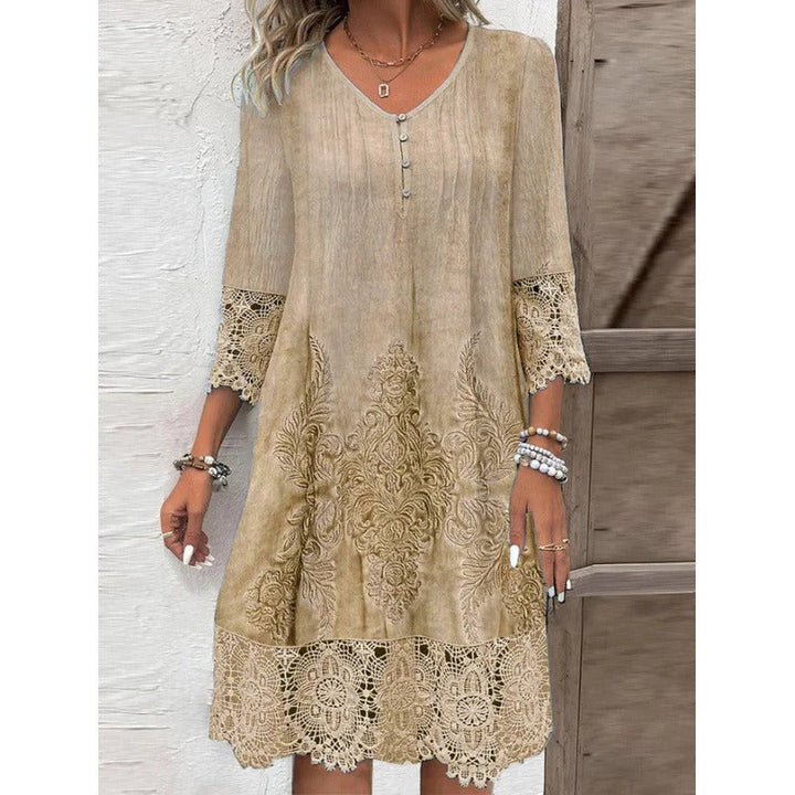Timeless – Midikleid mit Spitze für Cocktailanlässe