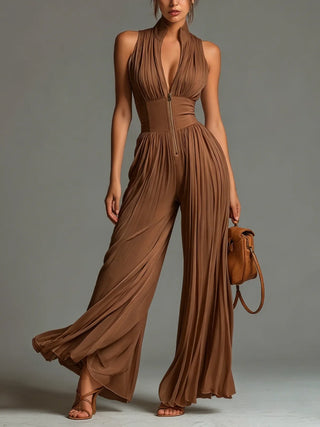 Laure – Essentieller Jumpsuit in Weiß