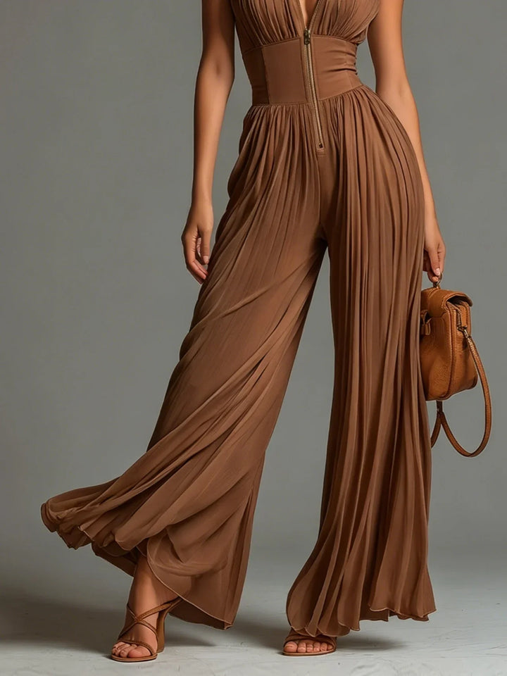 Laure – Essentieller Jumpsuit in Weiß