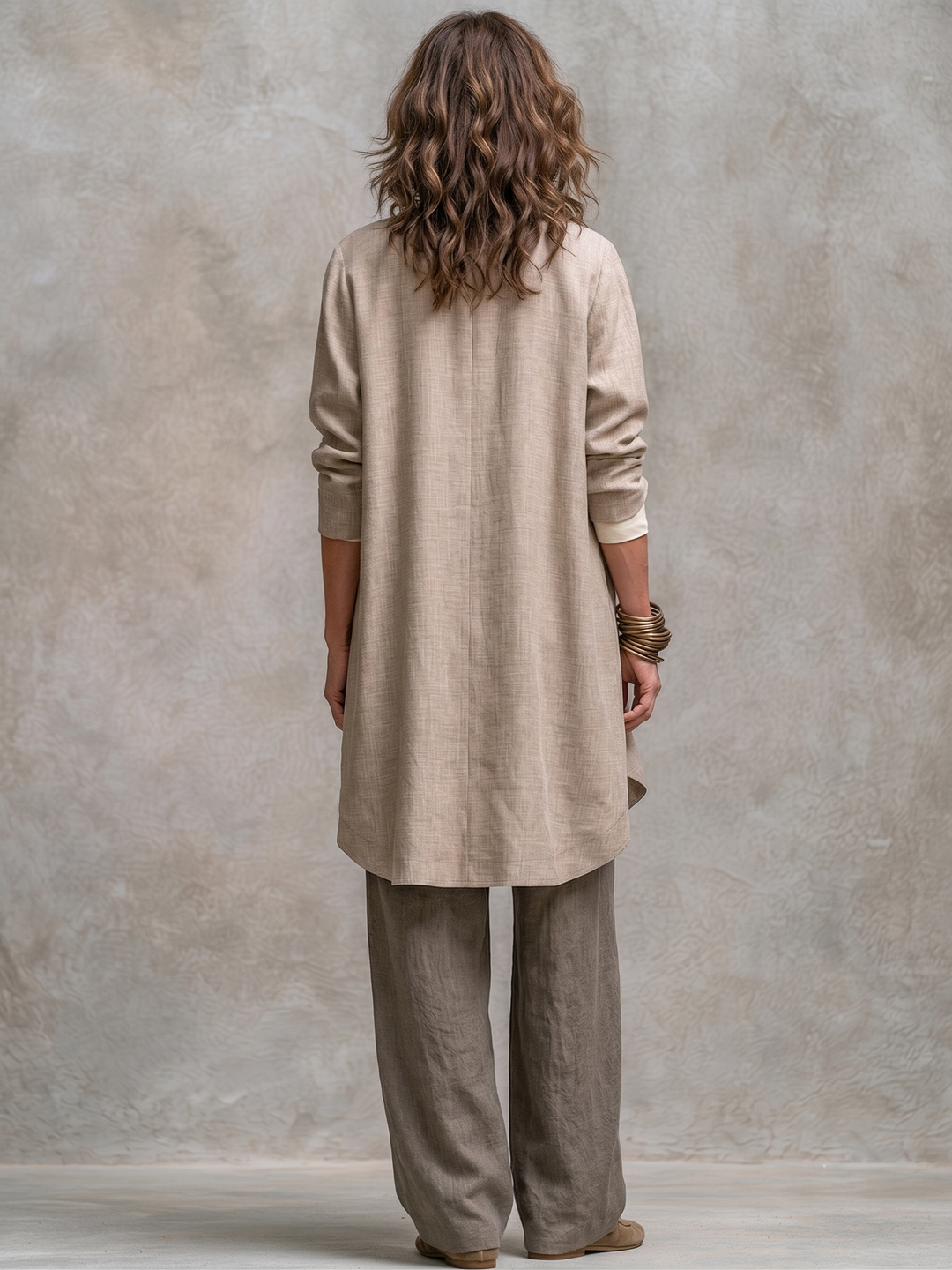 Edwina™ Three-Piece Wide-Leg Suit Set