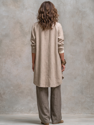 Edwina™ Three-Piece Wide-Leg Suit Set