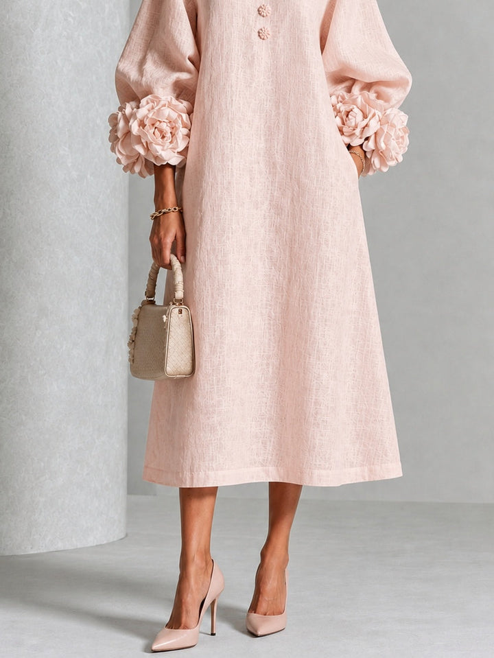 Liliane | Elegantes Midikleid mit Blumen