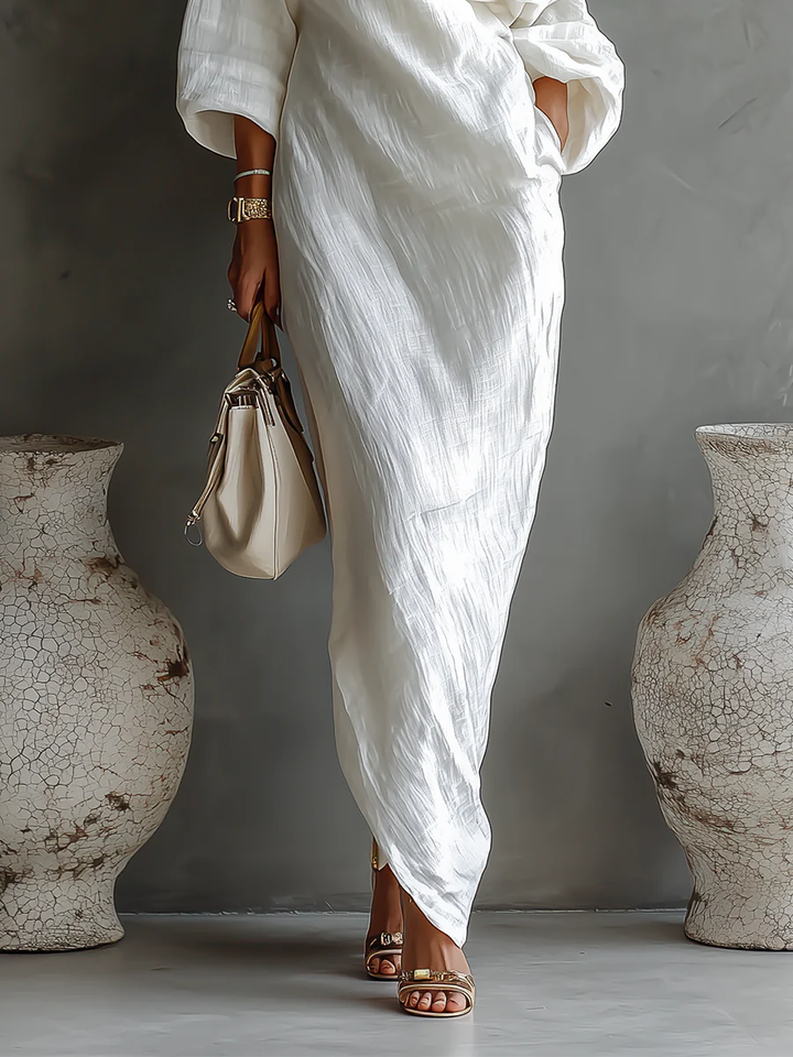 Elise™ | Asymmetrisches und elegantes Maxikleid