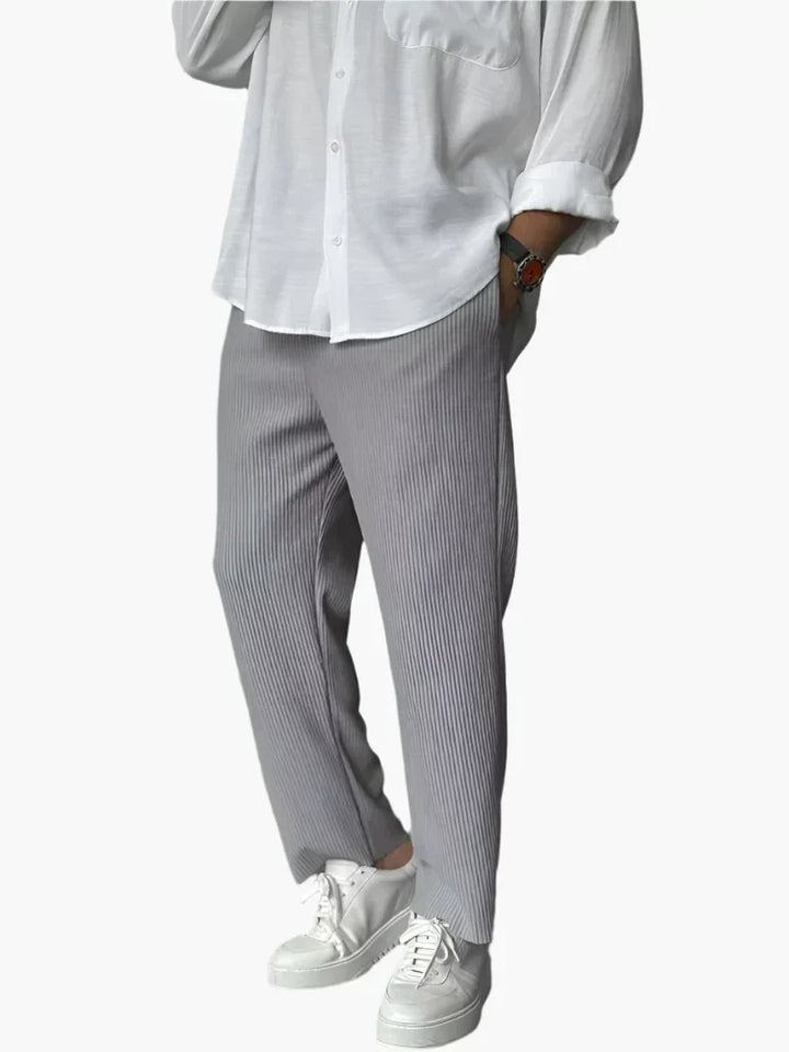 Nael Berlin | Herren Relax Fit Plissee Hose – Eleganter und Bequemer Alltags- und Business-Look