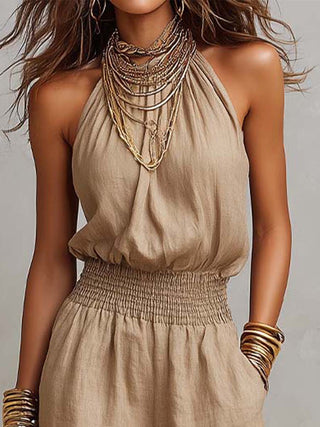 NAEL BERLIN | Eleganter Jumpsuit mit Halter Valeria