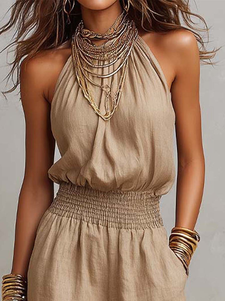 NAEL BERLIN | Eleganter Jumpsuit mit Halter Valeria