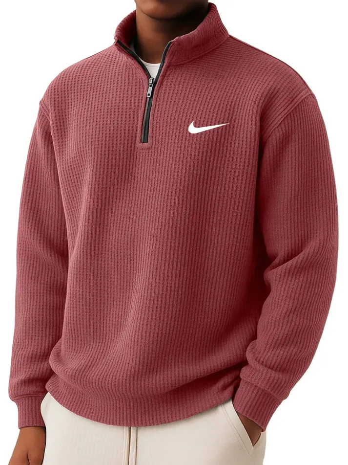 Winterfeld | Sweatshirt mit Kragen und halbem Reißverschluss (1 kaufen, 1 GRATIS dazu)