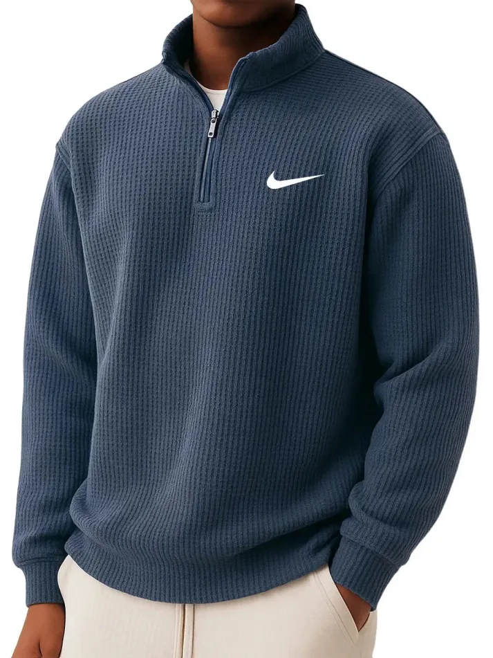 Winterfeld | Sweatshirt mit Kragen und halbem Reißverschluss (1 kaufen, 1 GRATIS dazu)