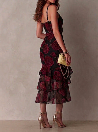 Anara – Blumenkleid mit Rüschen