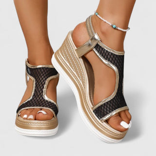 Jessica - Orthopädische Sandalen mit Absatz