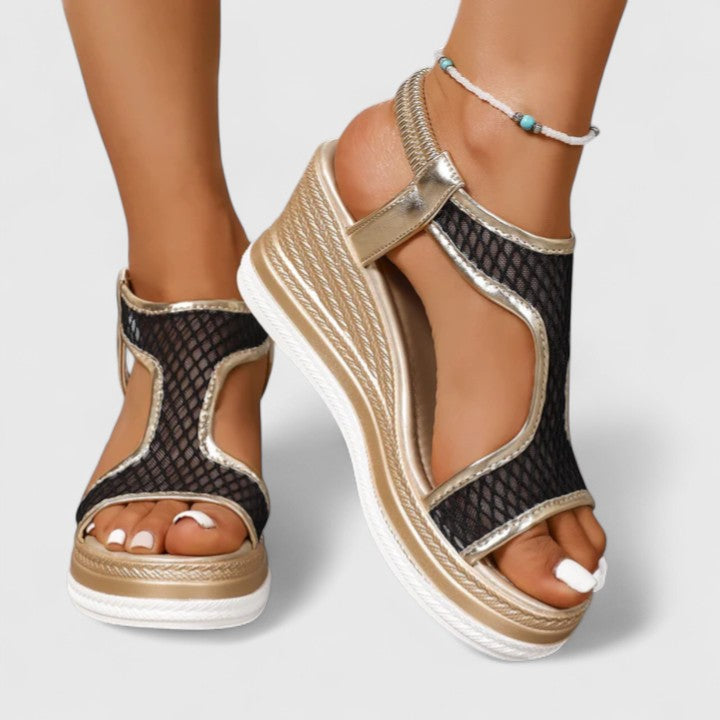 Jessica - Orthopädische Sandalen mit Absatz