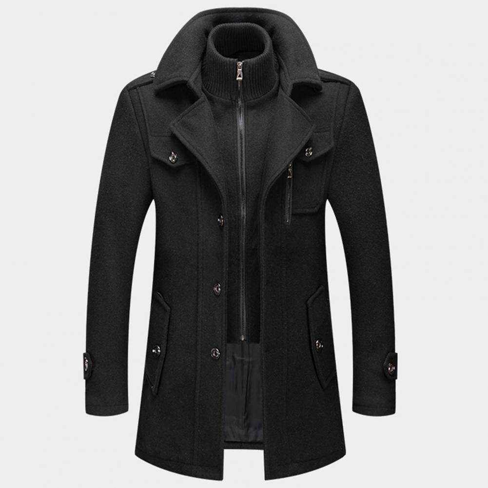 Nael Berlin | Luxuriöser Doppelkragen-Trenchcoat für Herren