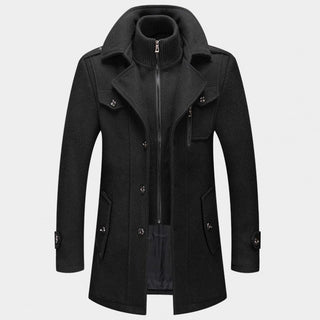 Nael Berlin | Luxuriöser Doppelkragen-Trenchcoat für Herren