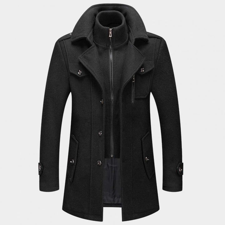 Nael Berlin | Luxuriöser Doppelkragen-Trenchcoat für Herren