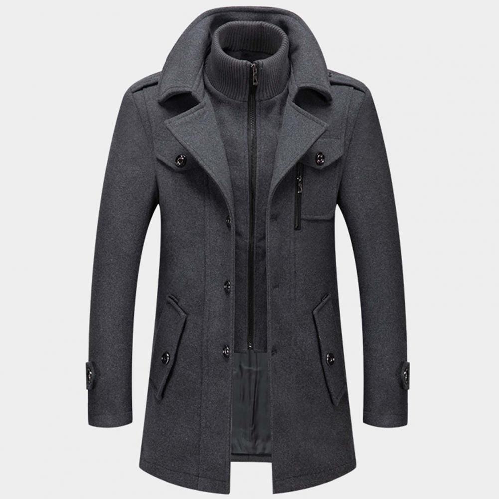 Nael Berlin | Luxuriöser Doppelkragen-Trenchcoat für Herren