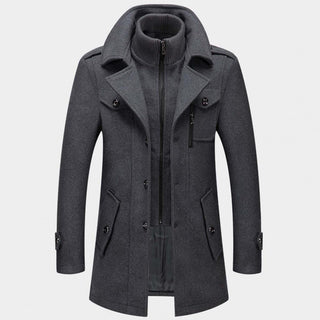 Nael Berlin | Luxuriöser Doppelkragen-Trenchcoat für Herren