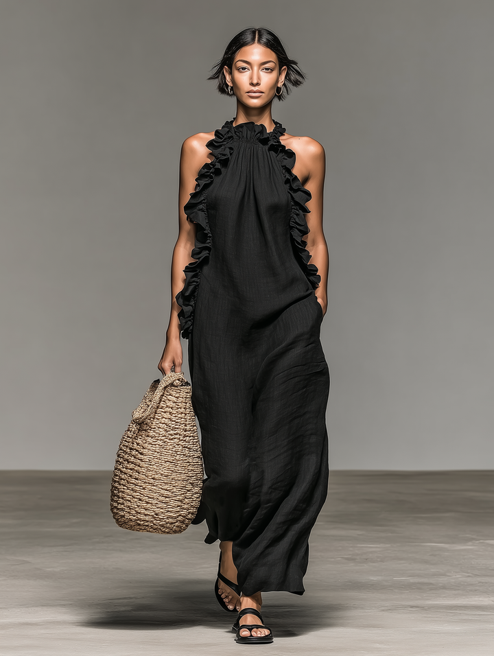Lua – Maxikleid mit fließender Silhouette