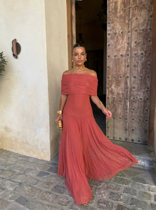 Toledo | Feminines Kleid aus Leinen-Seide